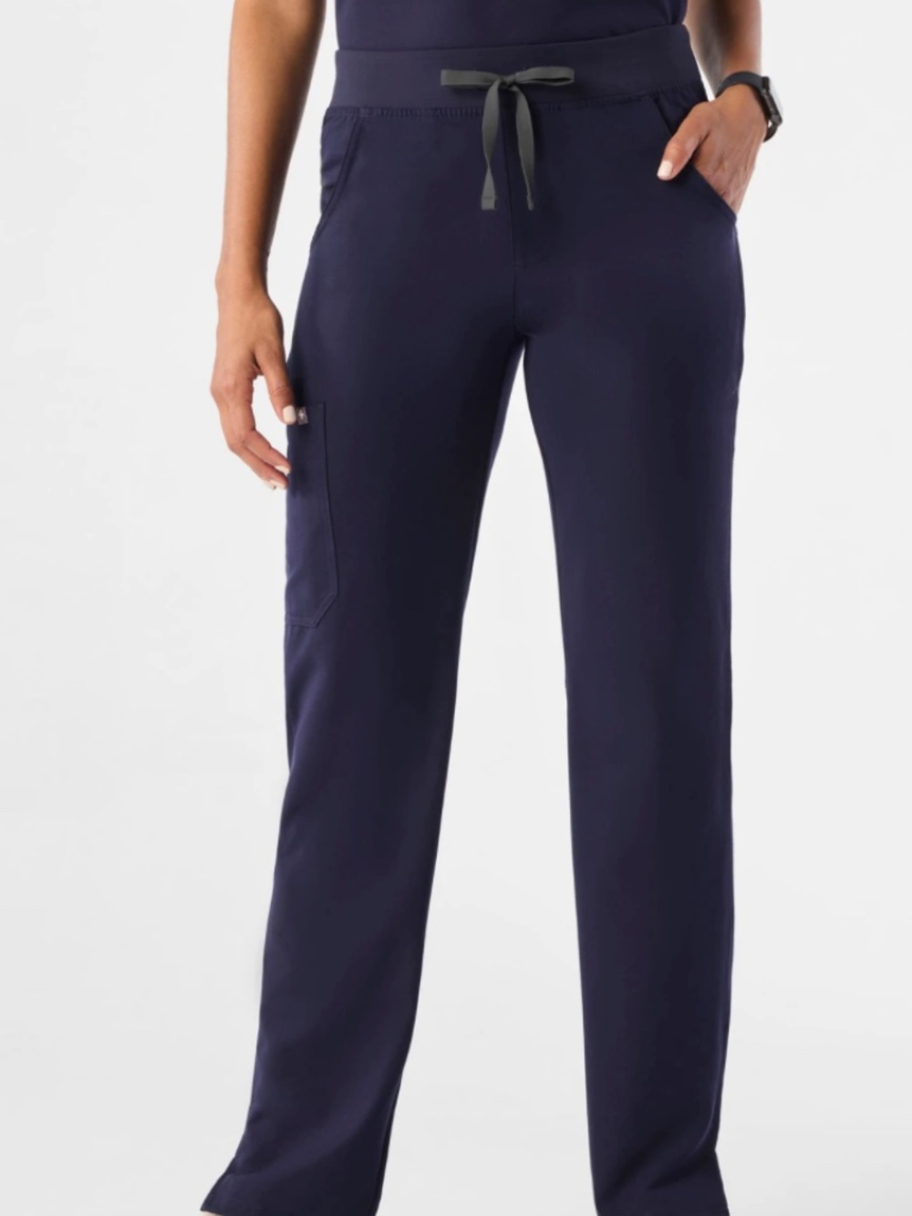 Figs Kade Cargo Scrub Pant Women's Size XXL Navy Blue NWT (V)